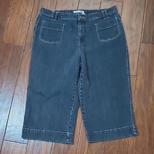Chico's Blue Crop Jeans size 2.5 (14)